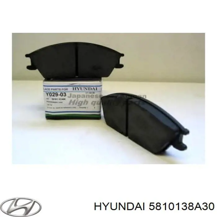 5810138A30 Hyundai/Kia Pastillas delanteras