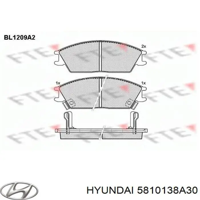 Pastillas freno delanteras Hyundai/Kia 5810138A30 precio, desde 25,53 EUR