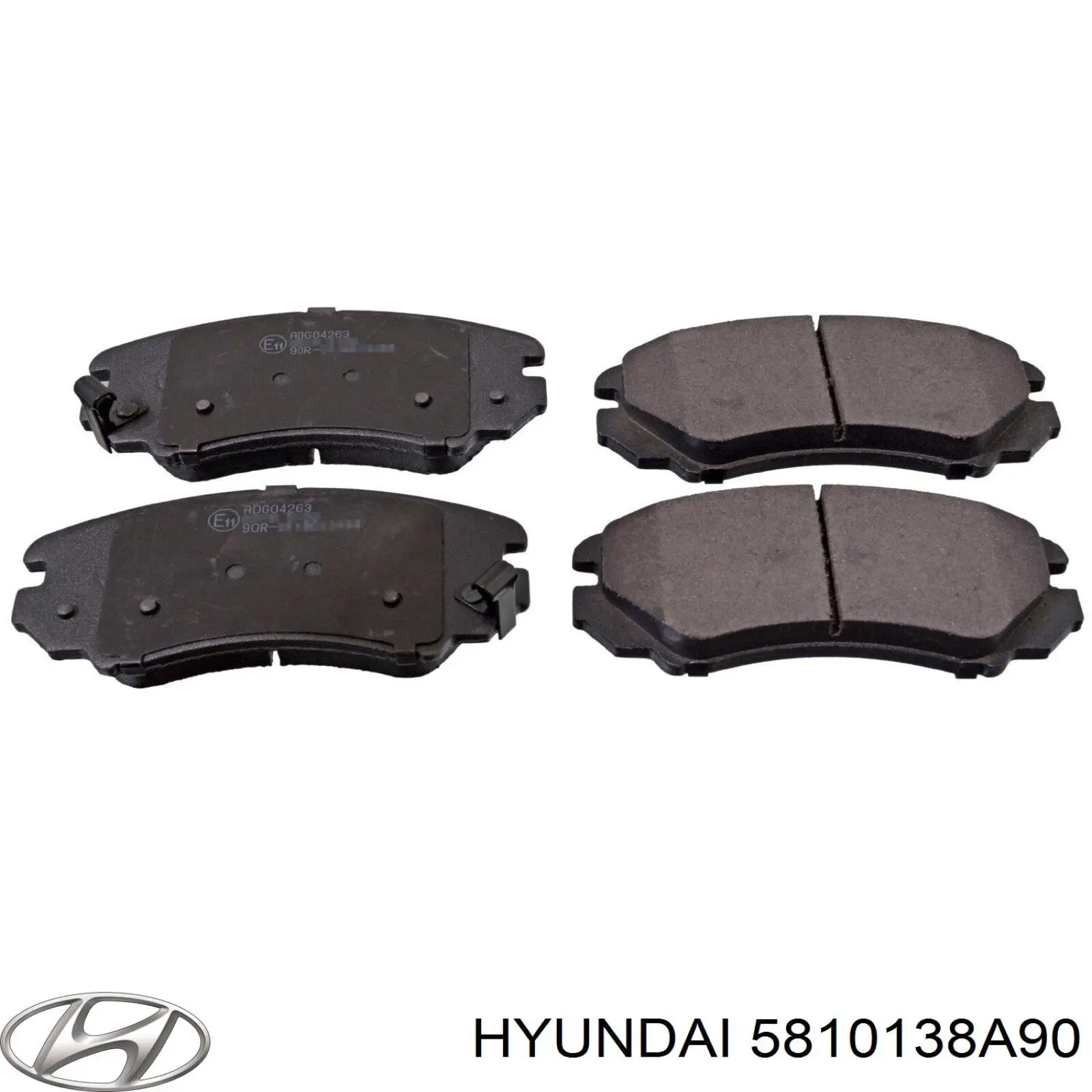 5810138A90 Hyundai/Kia pastillas de freno delanteras