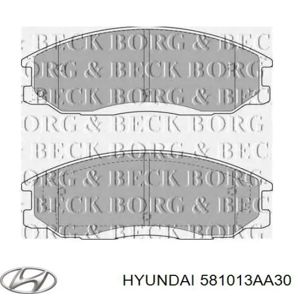Pastillas freno delanteras Hyundai/Kia 581013AA30 precio, desde 28,90 EUR