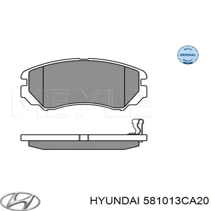 Pastillas freno delanteras Hyundai/Kia 581013CA20 precio, desde 26,51 EUR