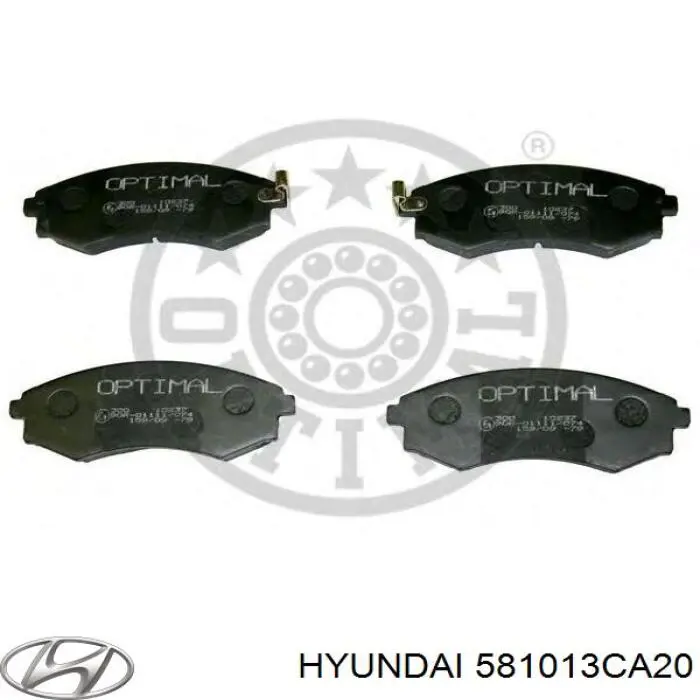 Comprar 581013CA20 Hyundai/Kia Pastillas delanteras de freno