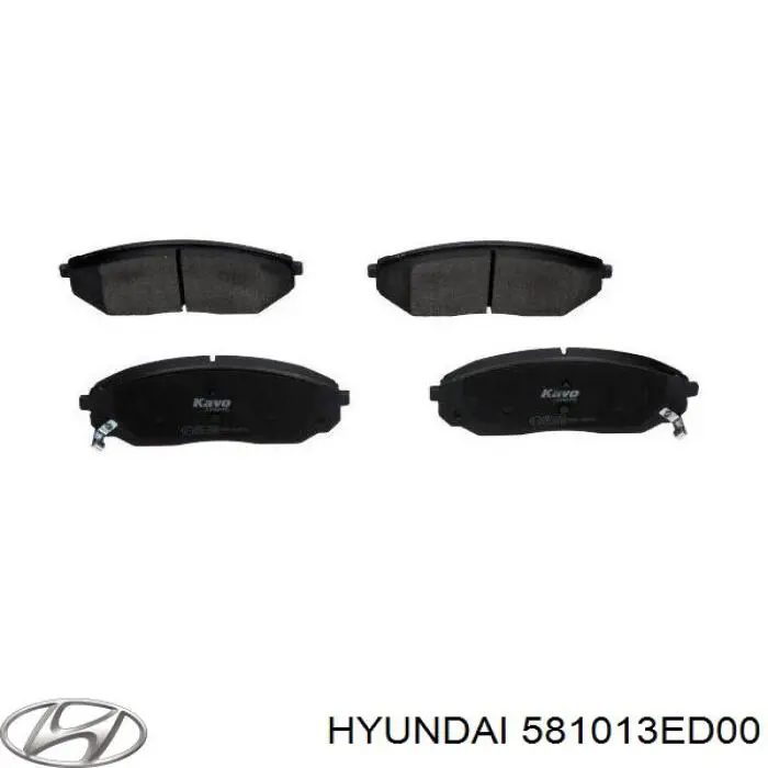 Comprar 581013ED00 Hyundai/Kia Pastillas delanteras de freno