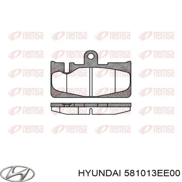 Comprar 581013EE00 Hyundai/Kia Pastillas delanteras de freno