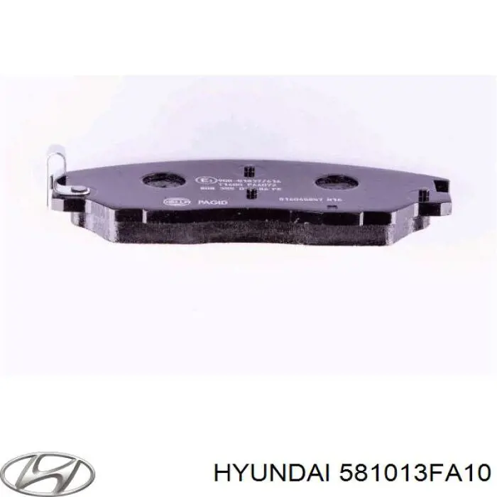 581013FA10 Hyundai/Kia Pastillas delanteras