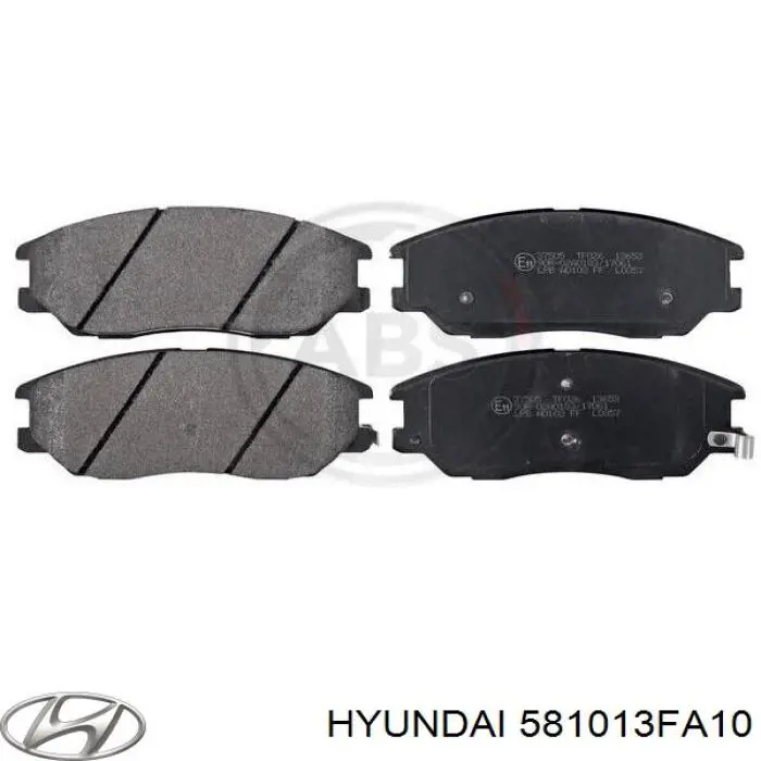 Pastillas freno delanteras Hyundai/Kia 581013FA10 precio, desde 38,60 EUR