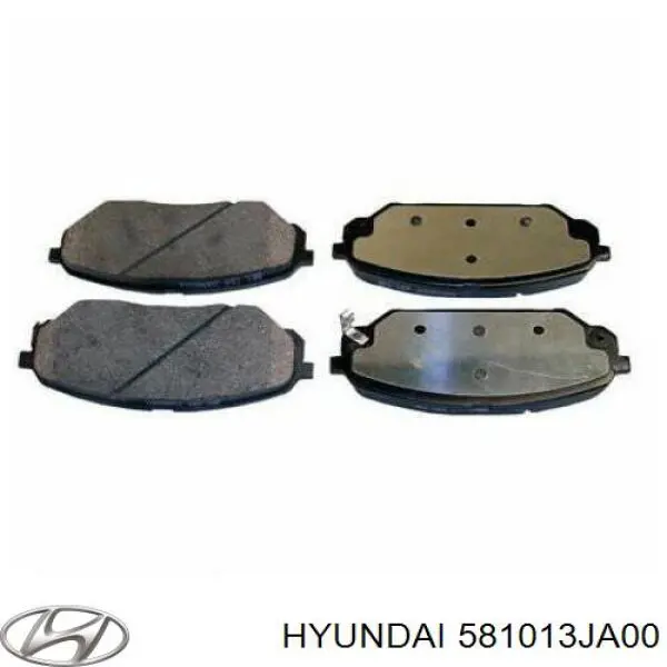 581013JA00 Hyundai/Kia pastillas de freno delanteras