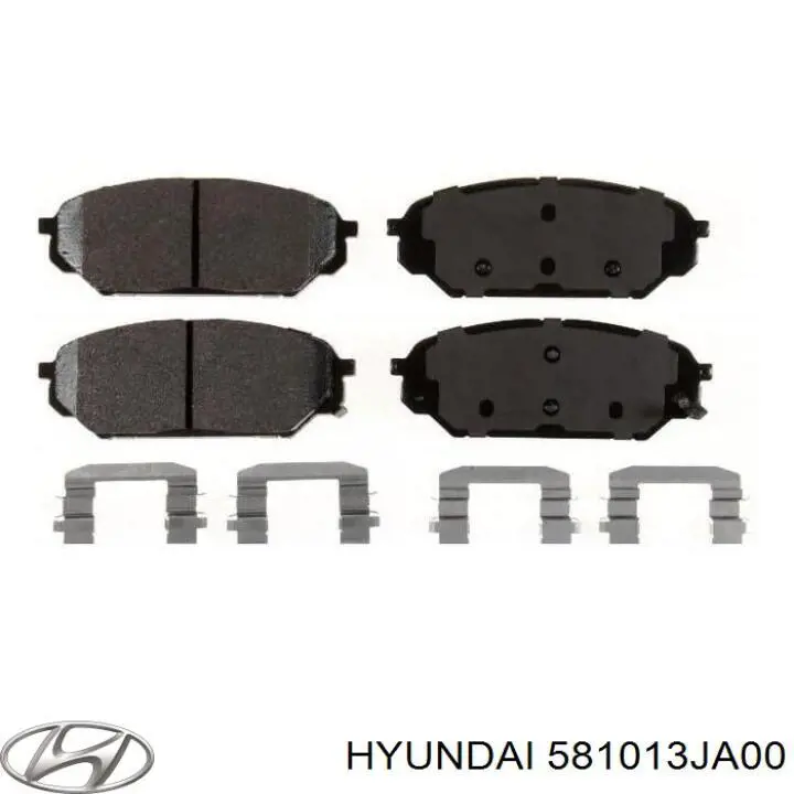 Pastillas de freno 581013JA00 Hyundai/Kia