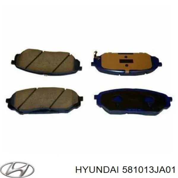 Pastillas de freno 581013JA01 Hyundai/Kia