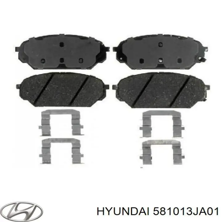 581013JA01 Hyundai/Kia Pastillas delanteras