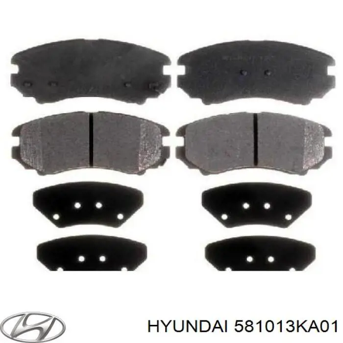 Pastillas de freno delanteras Hyundai Sonata NF
