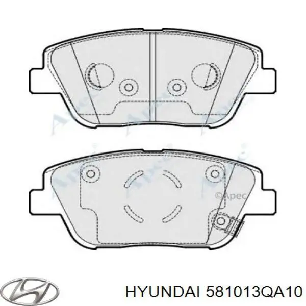Comprar 581013QA10 Hyundai/Kia Pastillas delanteras de freno
