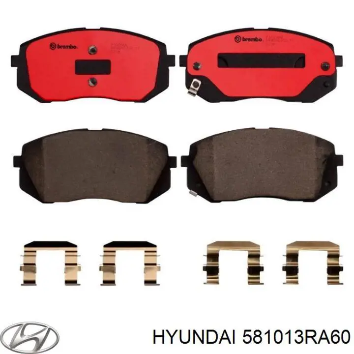 Comprar 581013RA60 Hyundai/Kia Pastillas delanteras de freno