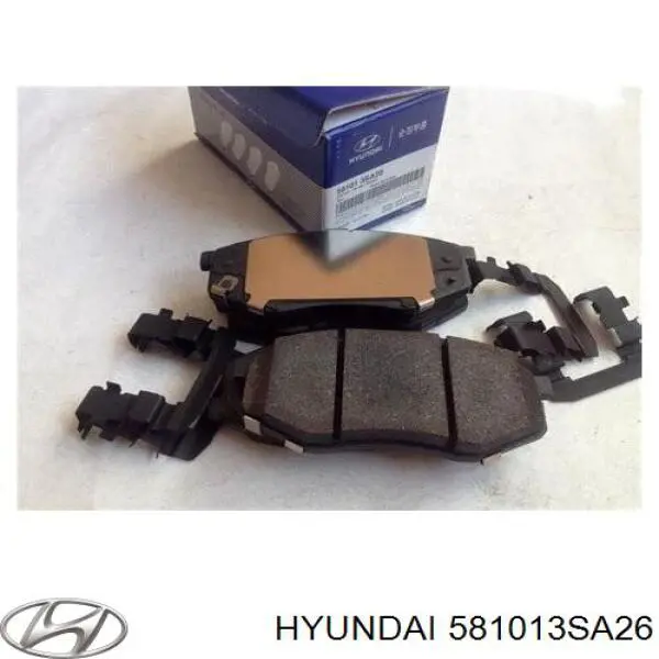 581013SA26 Hyundai/Kia pastillas de freno delanteras