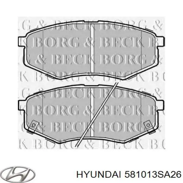 Pastillas freno delanteras Hyundai/Kia 581013SA26 precio, desde 32,54 EUR