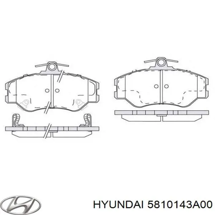 Pastillas freno delanteras Hyundai/Kia 5810143A00 precio, desde 24,94 EUR