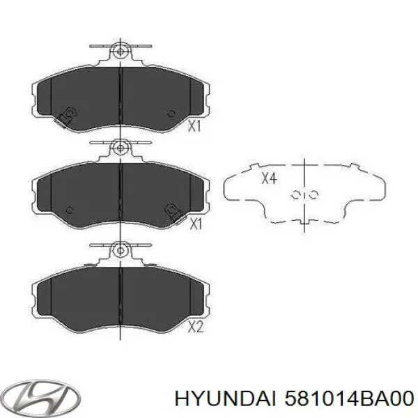 Pastillas freno delanteras Hyundai/Kia 581014BA00 precio, desde 24,94 EUR