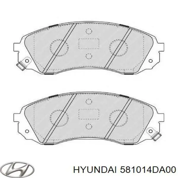 581014DA00 Hyundai/Kia pastillas de freno delanteras