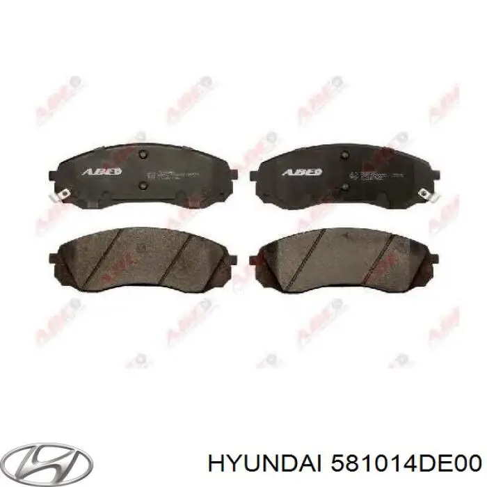 Comprar 581014DE00 Hyundai/Kia Pastillas delanteras de freno