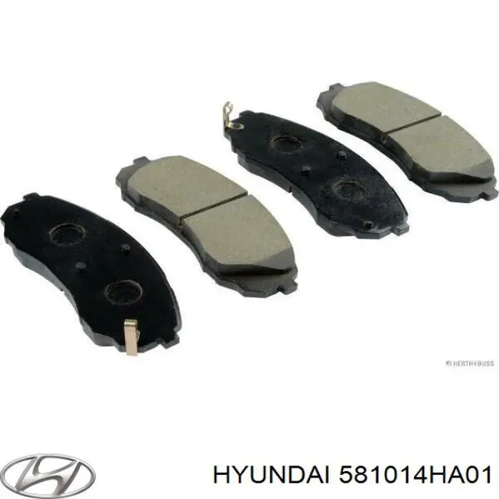 Comprar 581014HA01 Hyundai/Kia Pastillas delanteras de freno