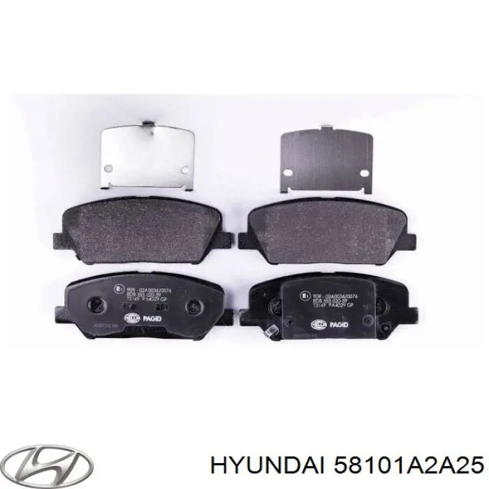Pastillas freno delanteras Hyundai/Kia 58101A2A25 precio, desde 29,95 EUR