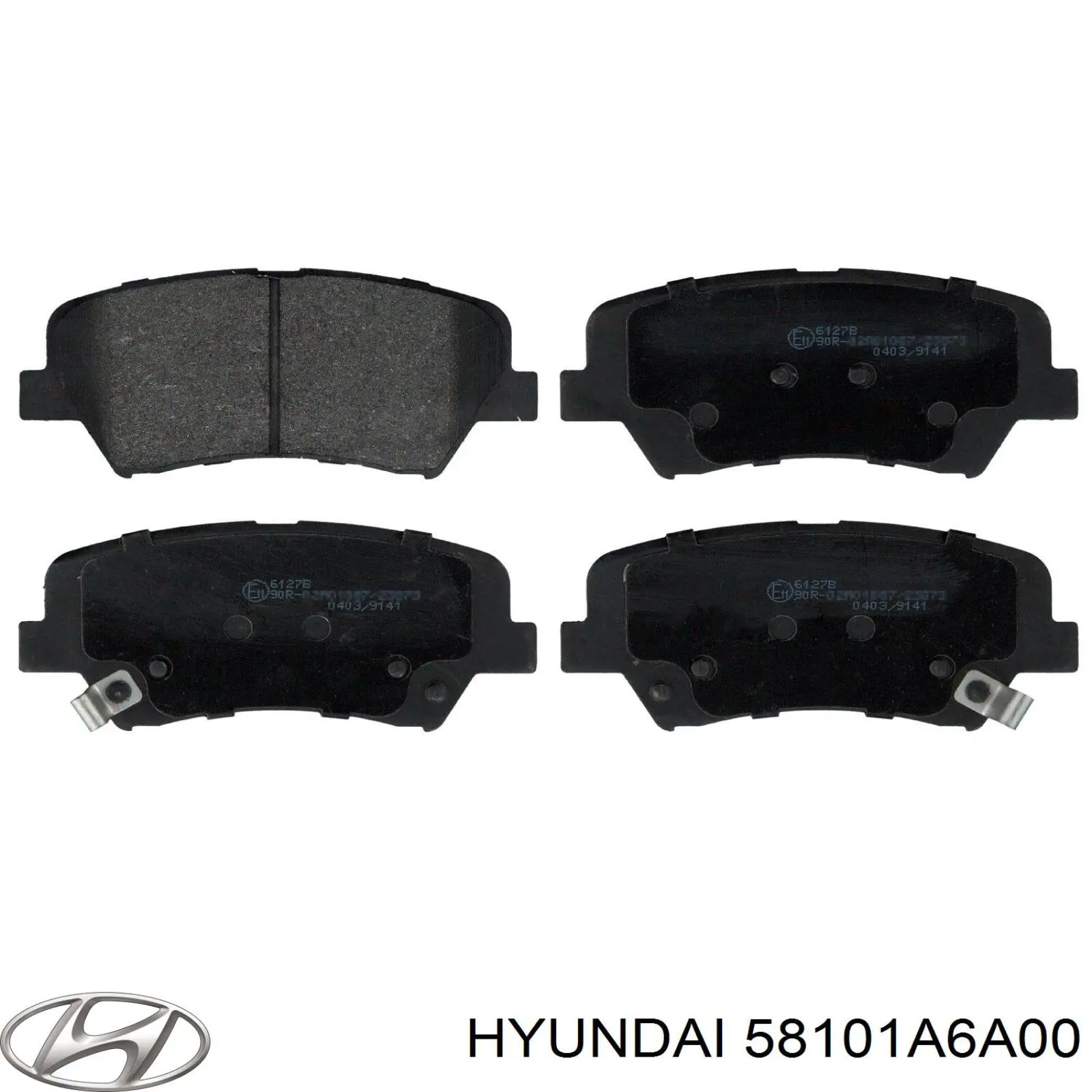 Comprar 58101A6A00 Hyundai/Kia Pastillas delanteras de freno