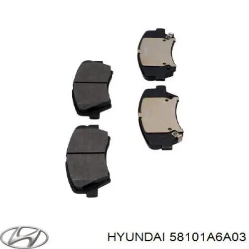Pastillas freno delanteras Hyundai/Kia 58101A6A03 precio, desde 40,99 EUR