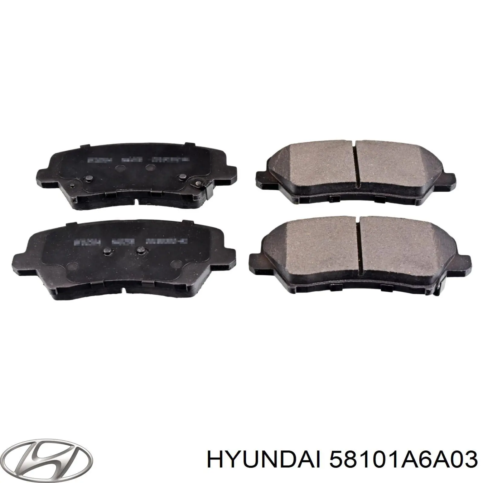 Comprar 58101A6A03 Hyundai/Kia Pastillas delanteras de freno