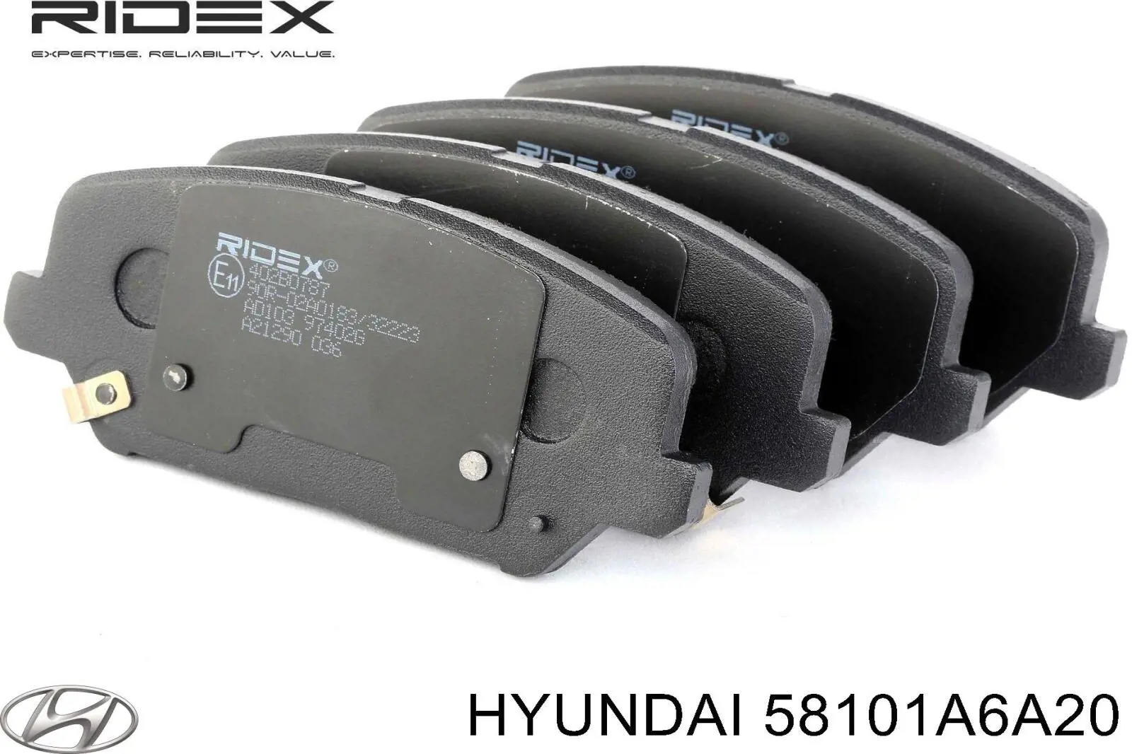Comprar 58101A6A20 Hyundai/Kia Pastillas delanteras de freno