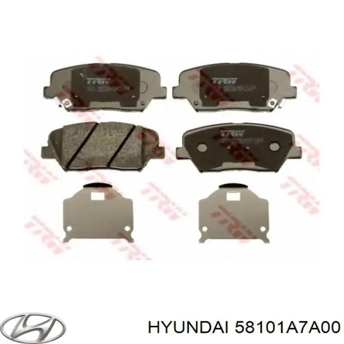 Pastillas freno delanteras Hyundai/Kia 58101A7A00 precio, desde 24,48 EUR