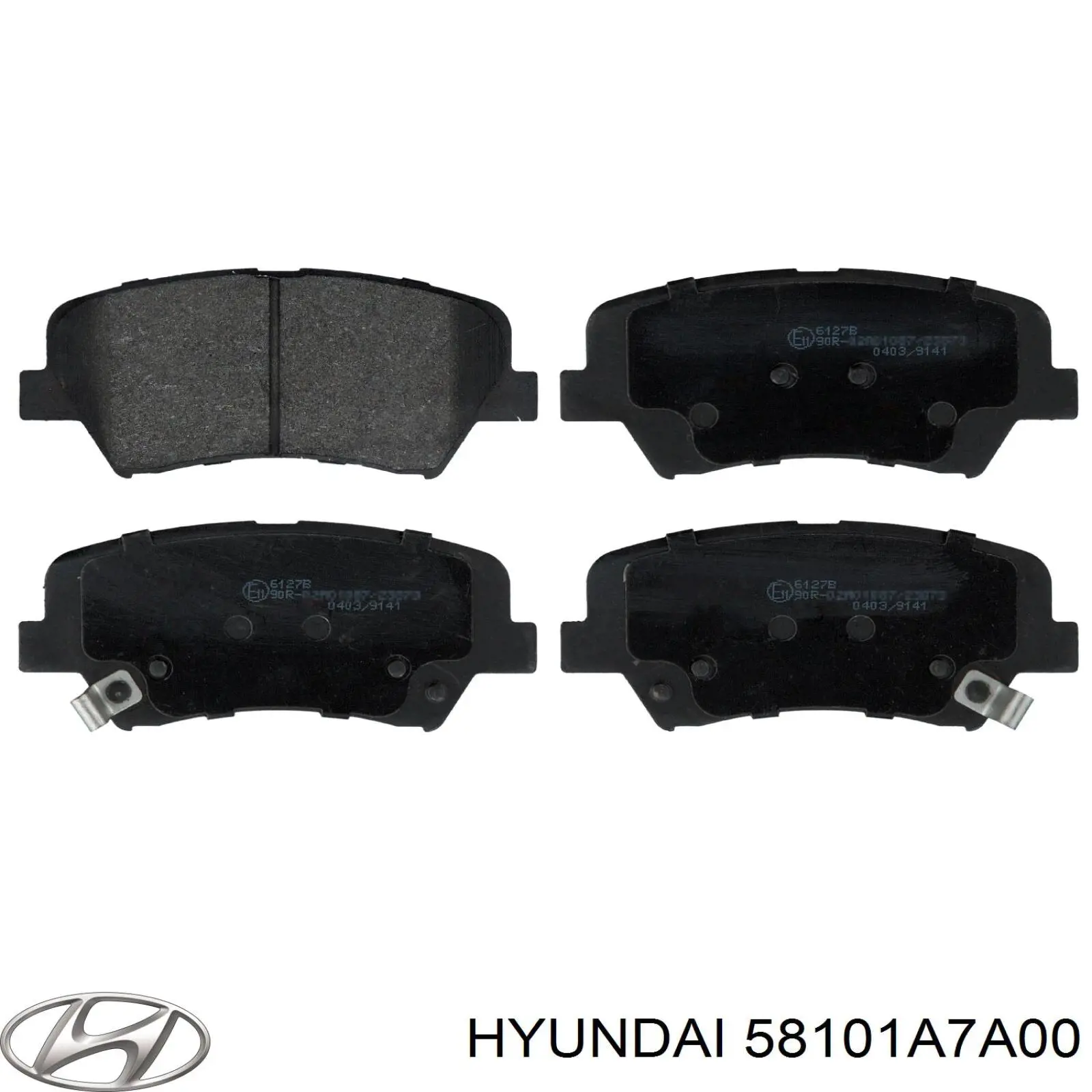 Comprar 58101A7A00 Hyundai/Kia Pastillas delanteras de freno