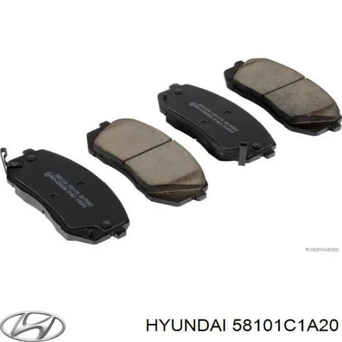 Pastillas freno delanteras Hyundai/Kia 58101C1A20 precio, desde 29,72 EUR