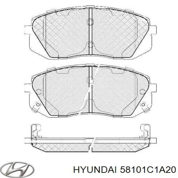 Comprar 58101C1A20 Hyundai/Kia Pastillas delanteras de freno