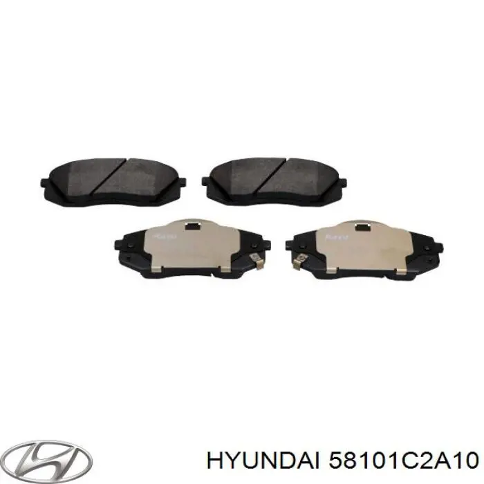 Comprar 58101C2A10 Hyundai/Kia Pastillas delanteras de freno