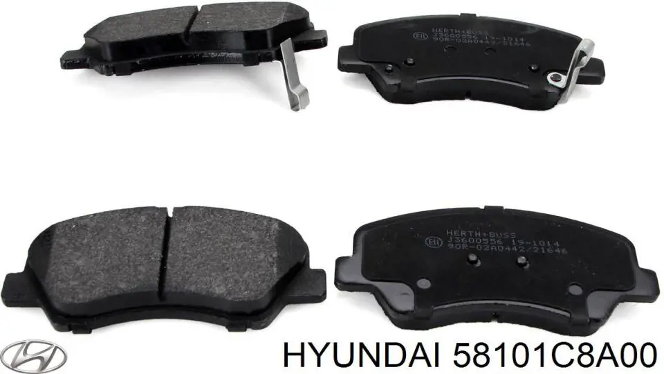 Pastillas de freno delanteras Hyundai/Kia 58101C8A00
