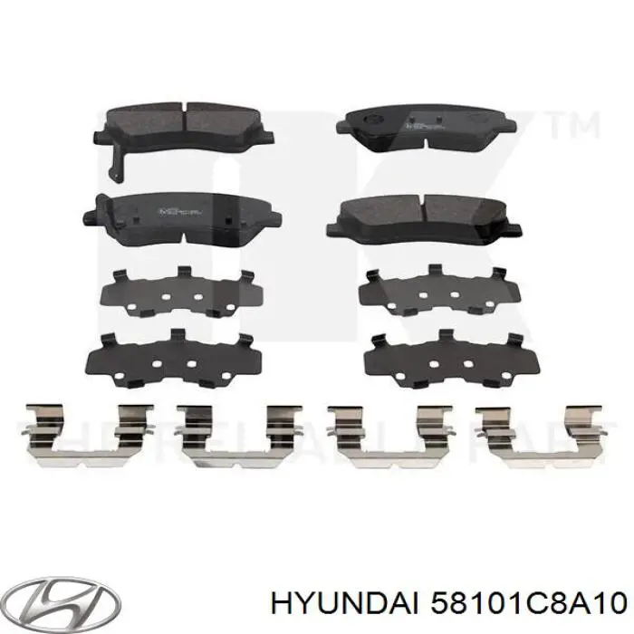 Pastillas freno delanteras Hyundai/Kia 58101C8A10 precio, desde 35,47 EUR
