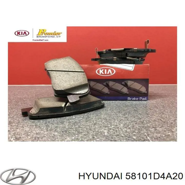 Comprar 58101D4A20 Hyundai/Kia Pastillas delanteras de freno