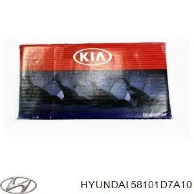 Comprar 58101D7A10 Hyundai/Kia Pastillas delanteras de freno
