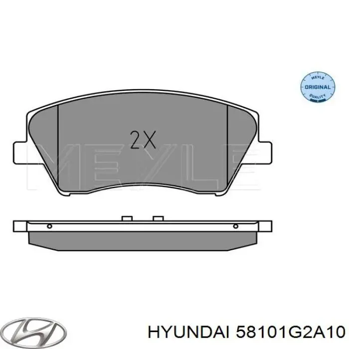 Pastillas freno delanteras Hyundai/Kia 58101G2A10 precio, desde 39,02 EUR