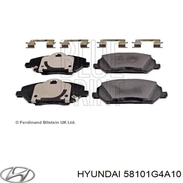 Pastillas freno delanteras Hyundai/Kia 58101G4A10 precio, desde 43,10 EUR