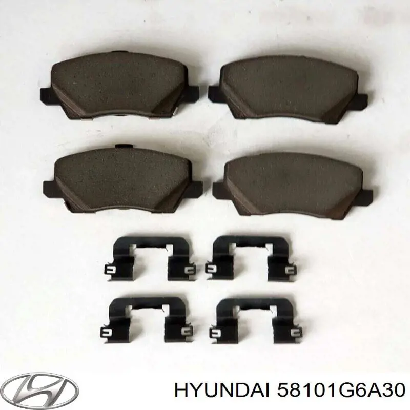 Comprar 58101G6A30 Hyundai/Kia Pastillas delanteras de freno