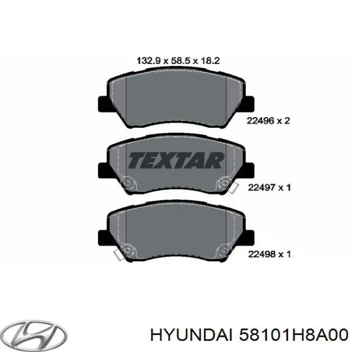 58101H8A00 Hyundai/Kia