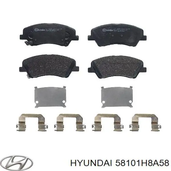 Pastillas freno delanteras Hyundai/Kia 58101H8A58 precio, desde 24,48 EUR