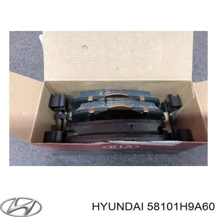 58101H9A60 Hyundai/Kia pastillas de freno delanteras