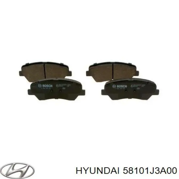 Comprar 58101J3A00 Hyundai/Kia Pastillas delanteras de freno