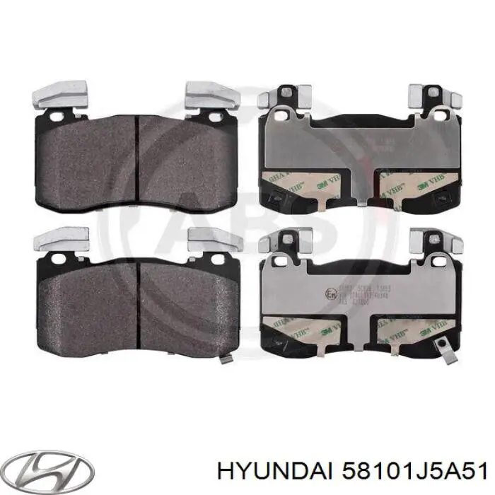 Pastillas freno delanteras Hyundai/Kia 58101J5A51 precio, desde 59,17 EUR