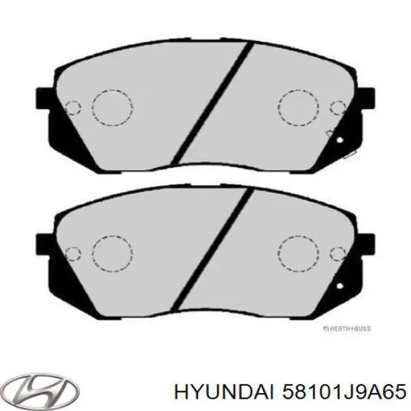 58101J9A65 Hyundai/Kia pastillas de freno delanteras
