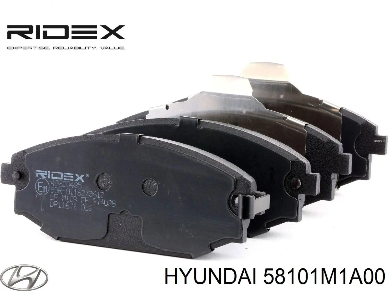 Pastillas de freno 58101M1A00 Hyundai/Kia