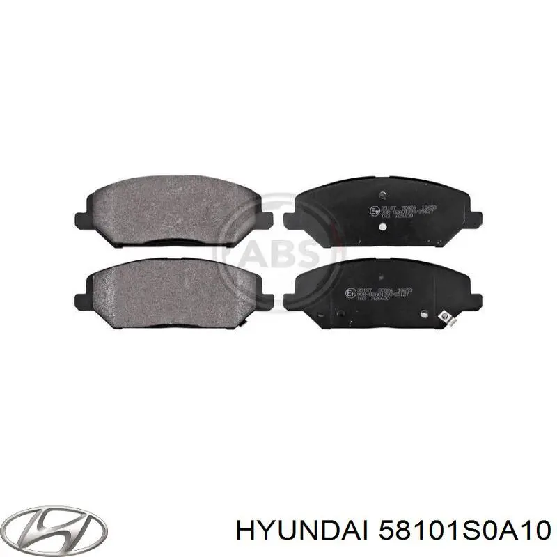 58101S0A10 Hyundai/Kia pastillas de freno delanteras