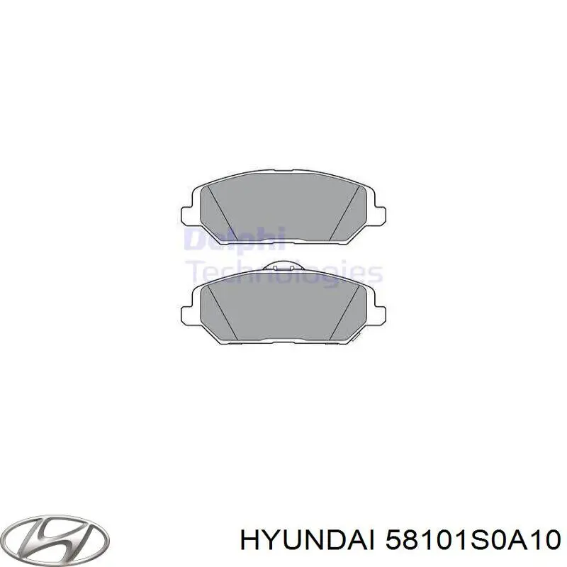 Pastillas de freno 58101G8A30 Hyundai/Kia